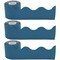 Teacher Created Resources Slate Blue Scalloped Rolled Border Trim, 50 Feet Per Roll, PK3 TCR8943 - alternate 1